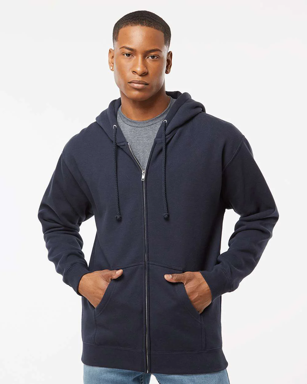 10oz. Heavyweight Zip Hood - Image 34