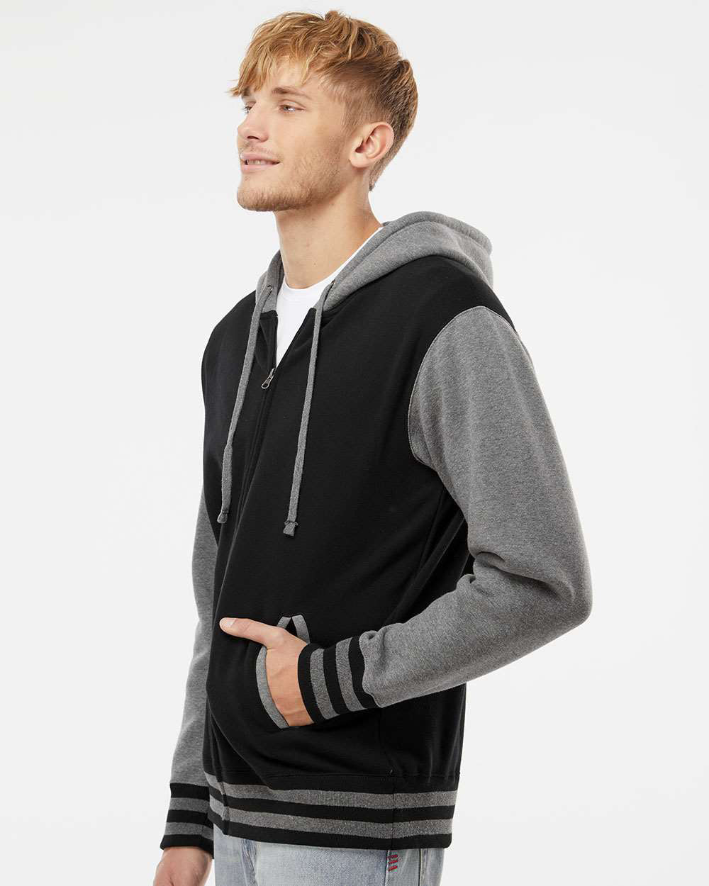 10oz. Varsity Heavyweight Zip Hood - Image 3