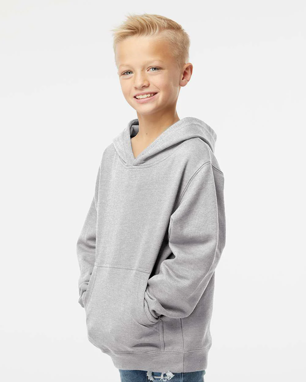 8.5oz. Youth Midweight Pullover Hood - Image 5