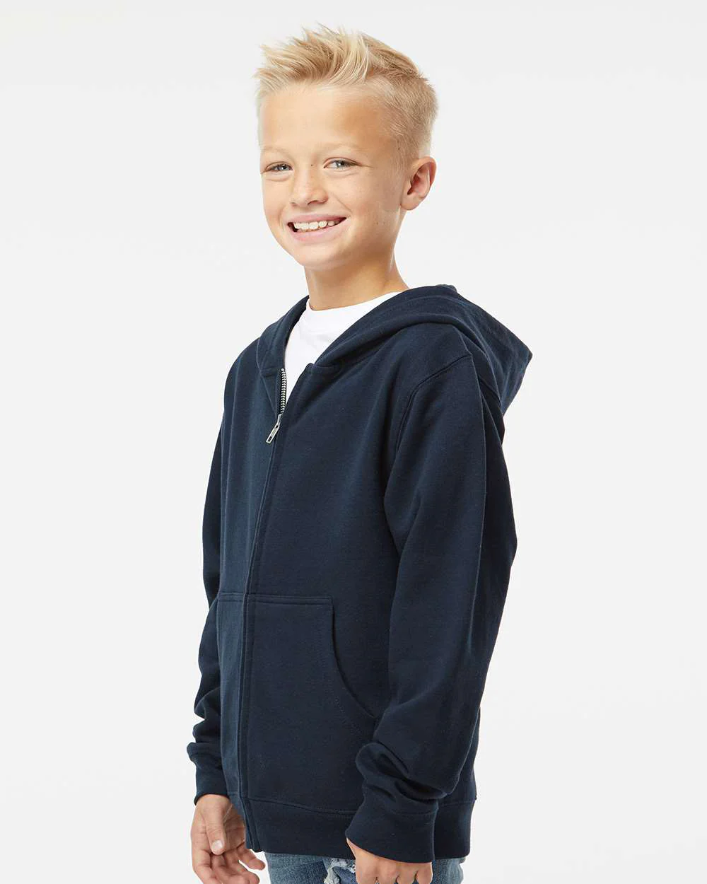 8.5oz. Youth Midweight Zip Hood - Image 23