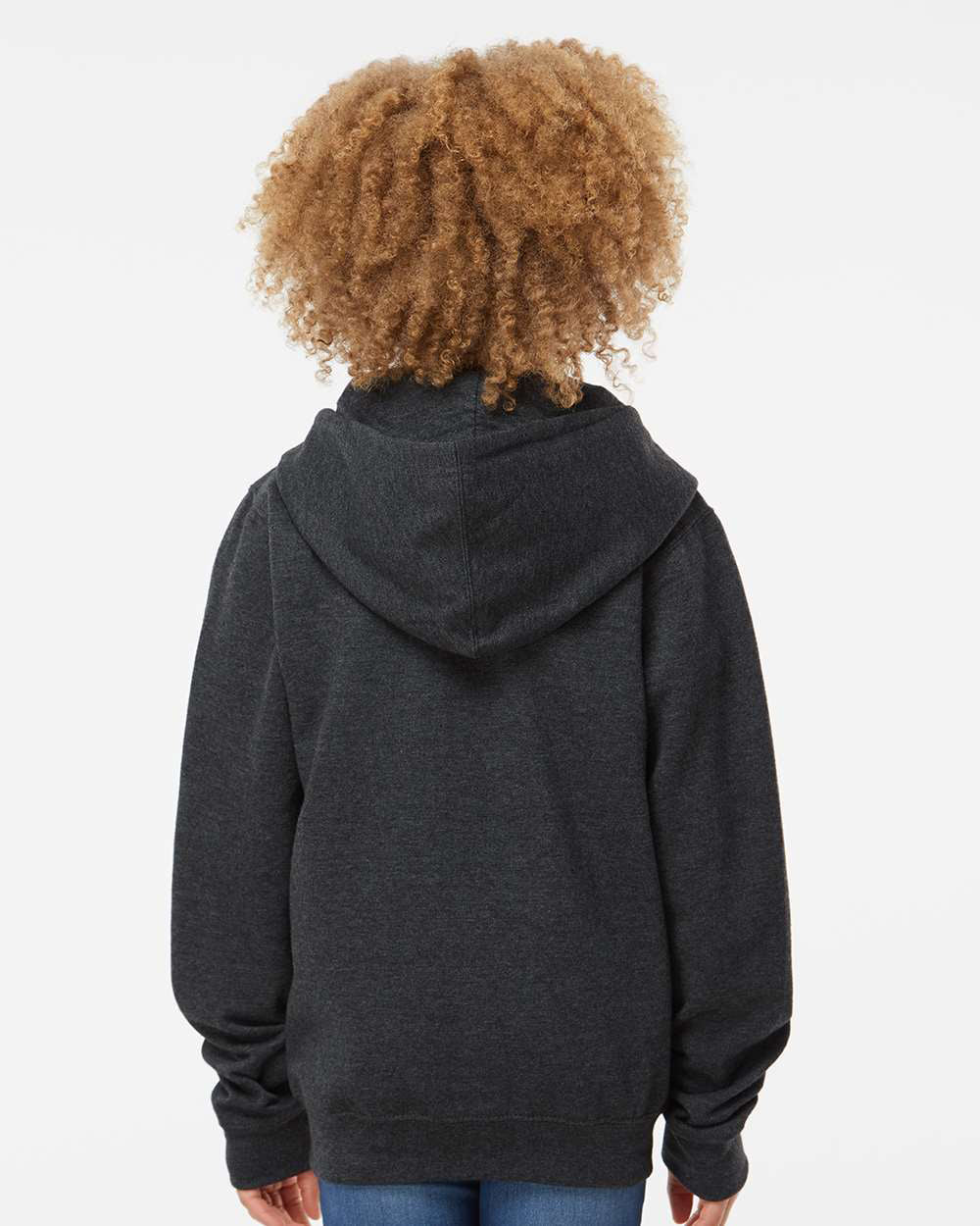 8.5oz. Youth Midweight Zip Hood - Image 4
