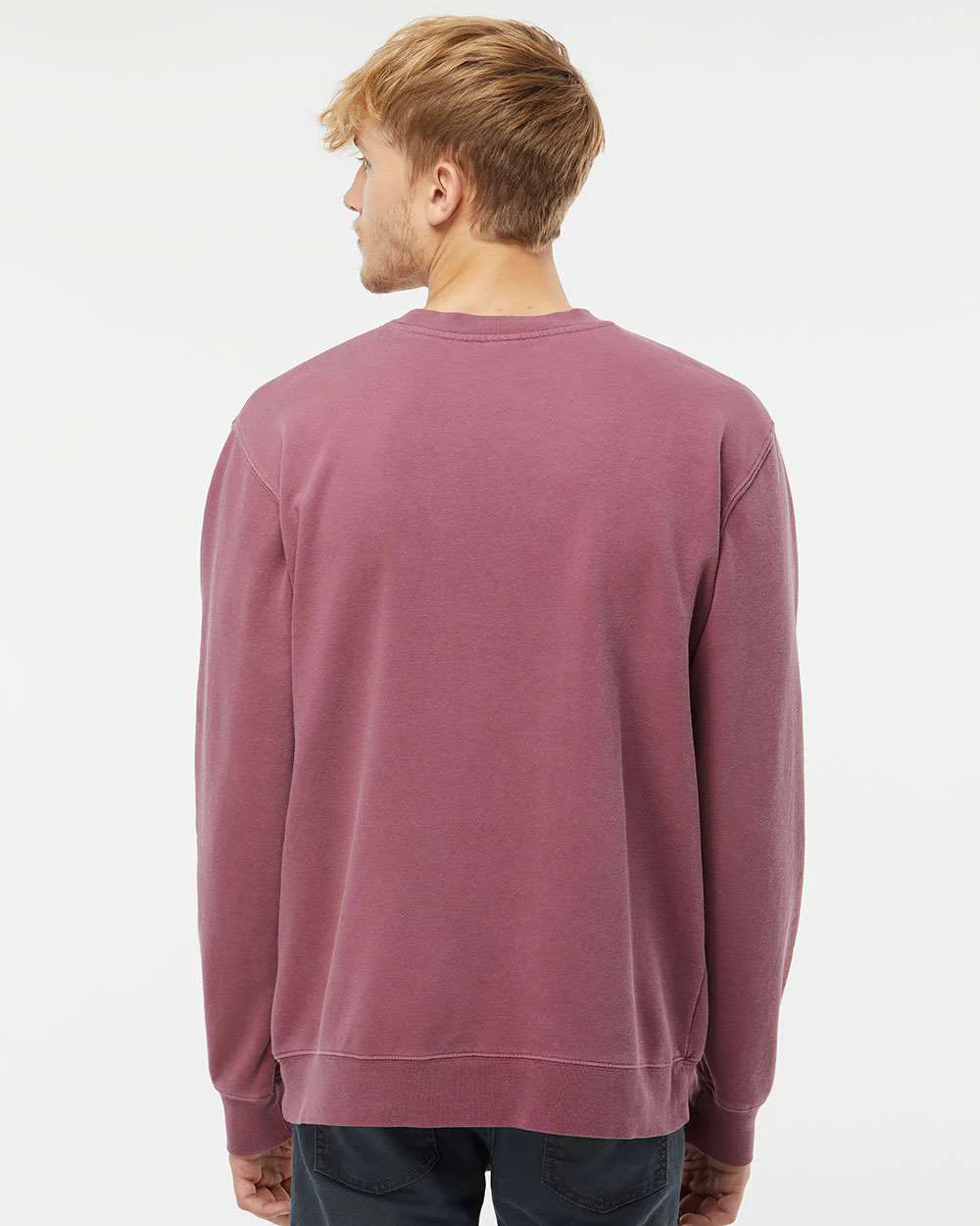 9oz. Unisex Midweight Pigment Dye Crew - Image 12