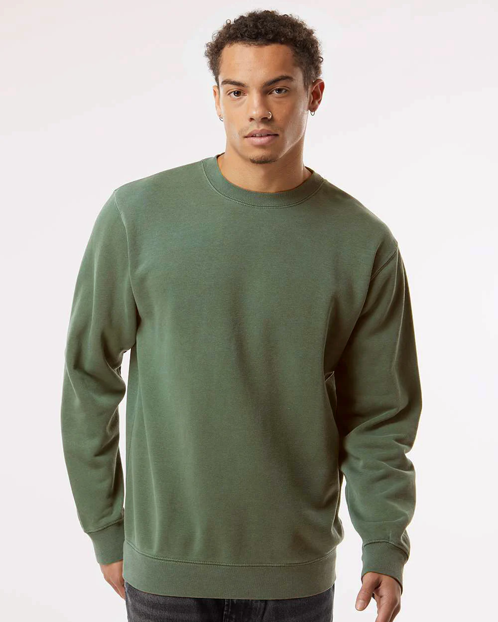 9oz. Unisex Midweight Pigment Dye Crew - Image 10