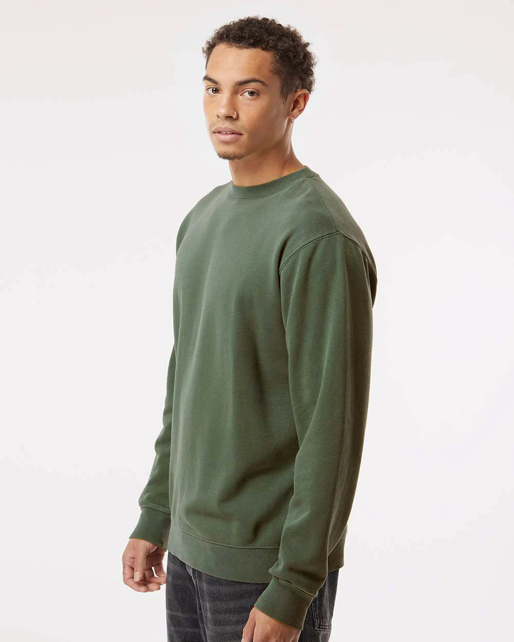 9oz. Unisex Midweight Pigment Dye Crew - Image 11