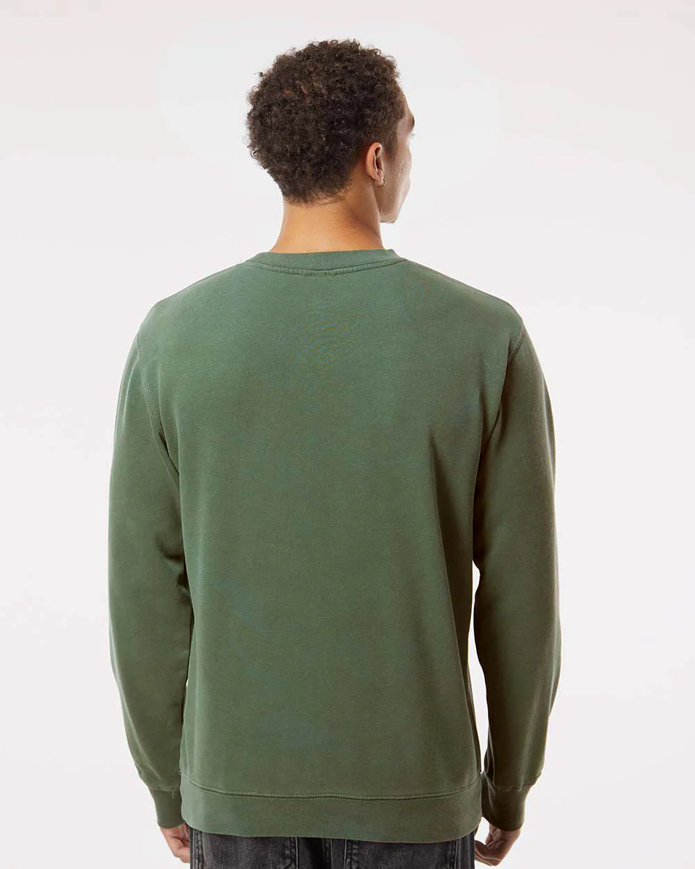 9oz. Unisex Midweight Pigment Dye Crew - Image 12