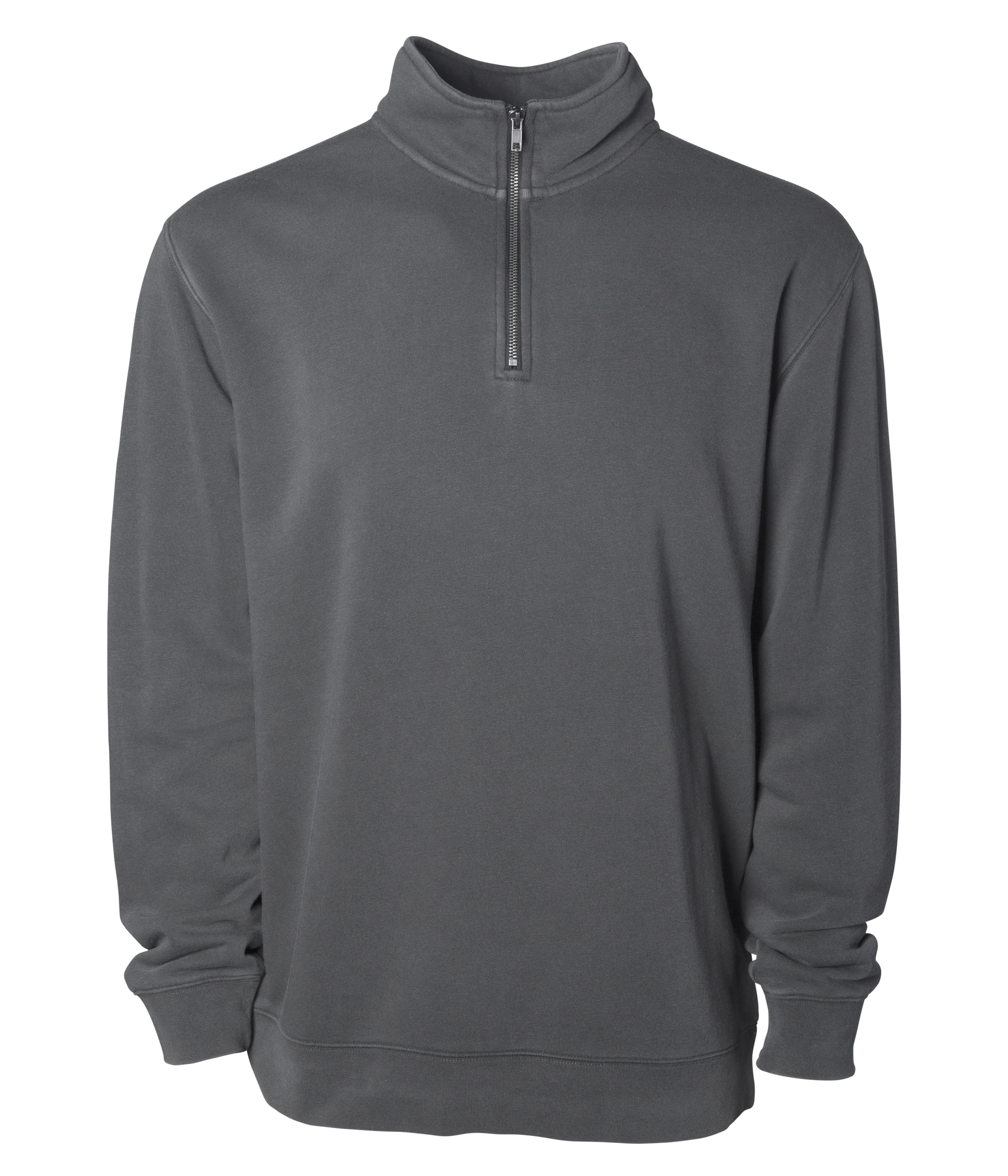 9oz. Unisex Midweight Pigment Dye Quarter Zip - Image 3