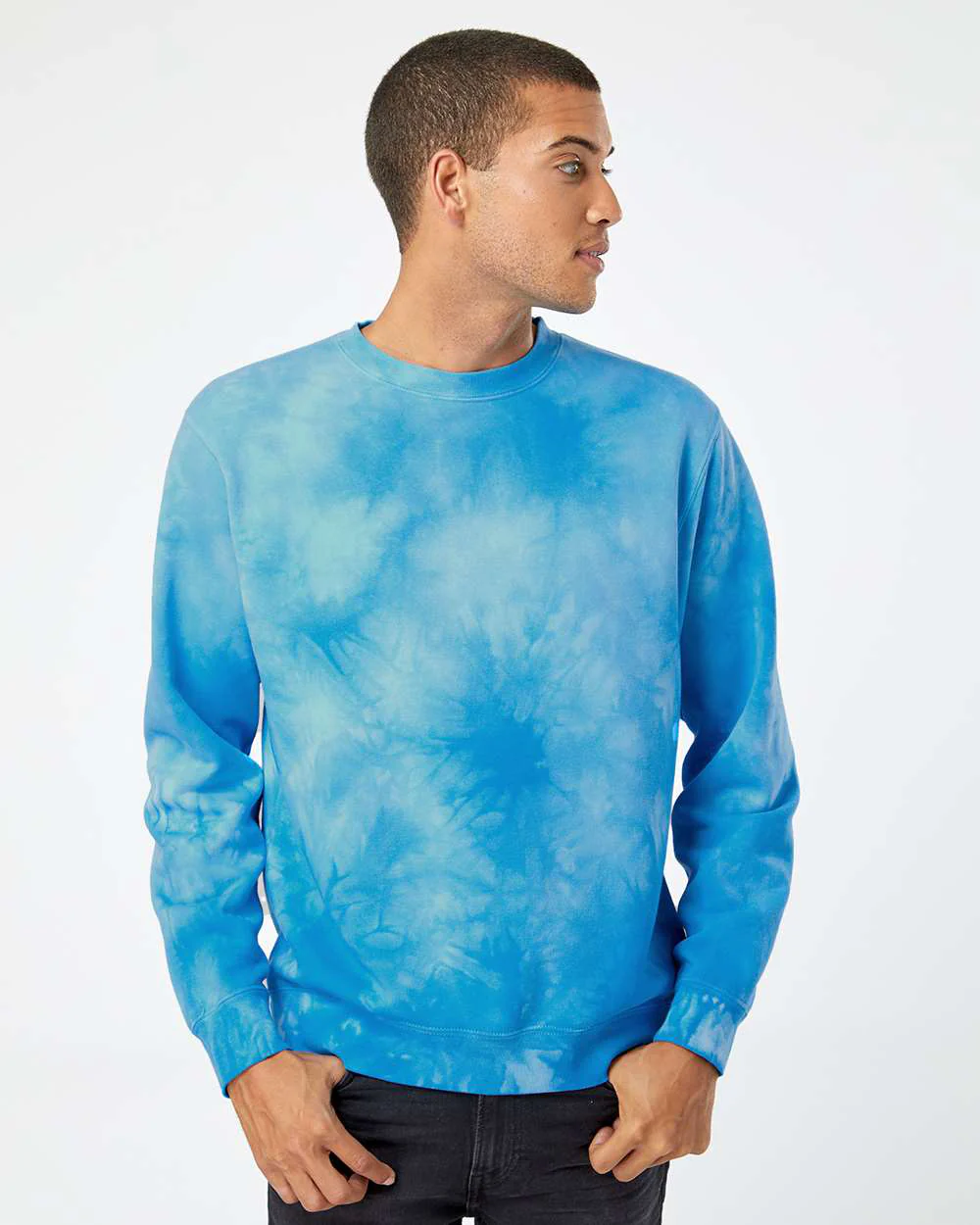 9oz. Unisex Midweight Tie Dye Crew - Image 16