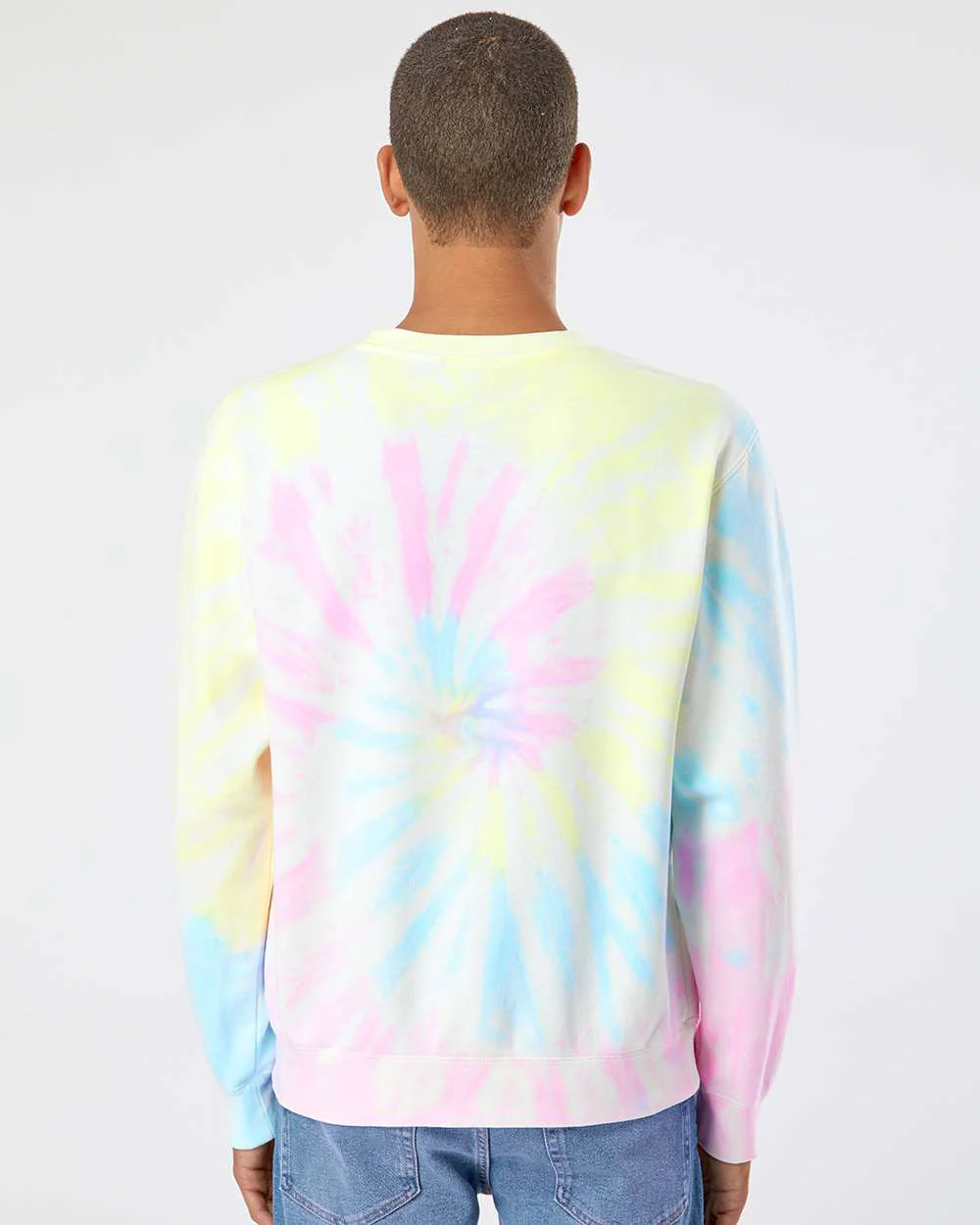 9oz. Unisex Midweight Tie Dye Crew - Image 48