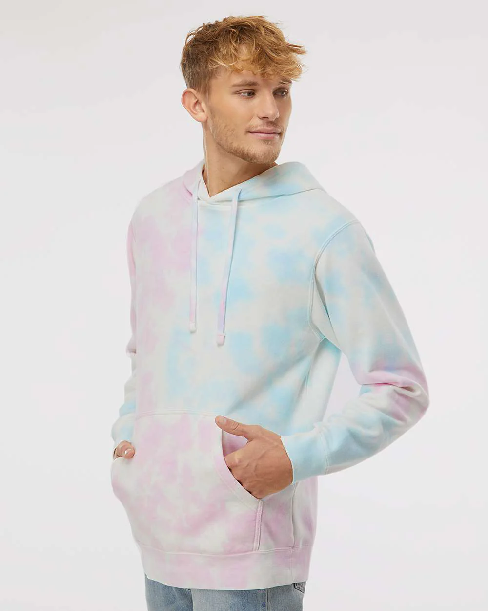 9oz. Unisex Midweight Tie Dye Pullover Hood - Image 17
