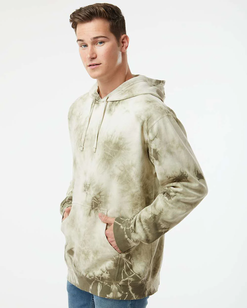 9oz. Unisex Midweight Tie Dye Pullover Hood - Image 35