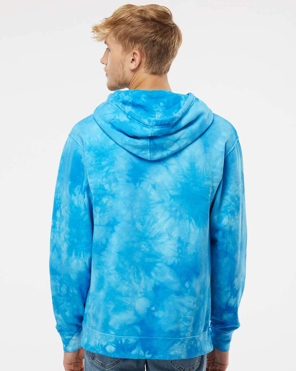 9oz. Unisex Midweight Tie Dye Pullover Hood - Image 4