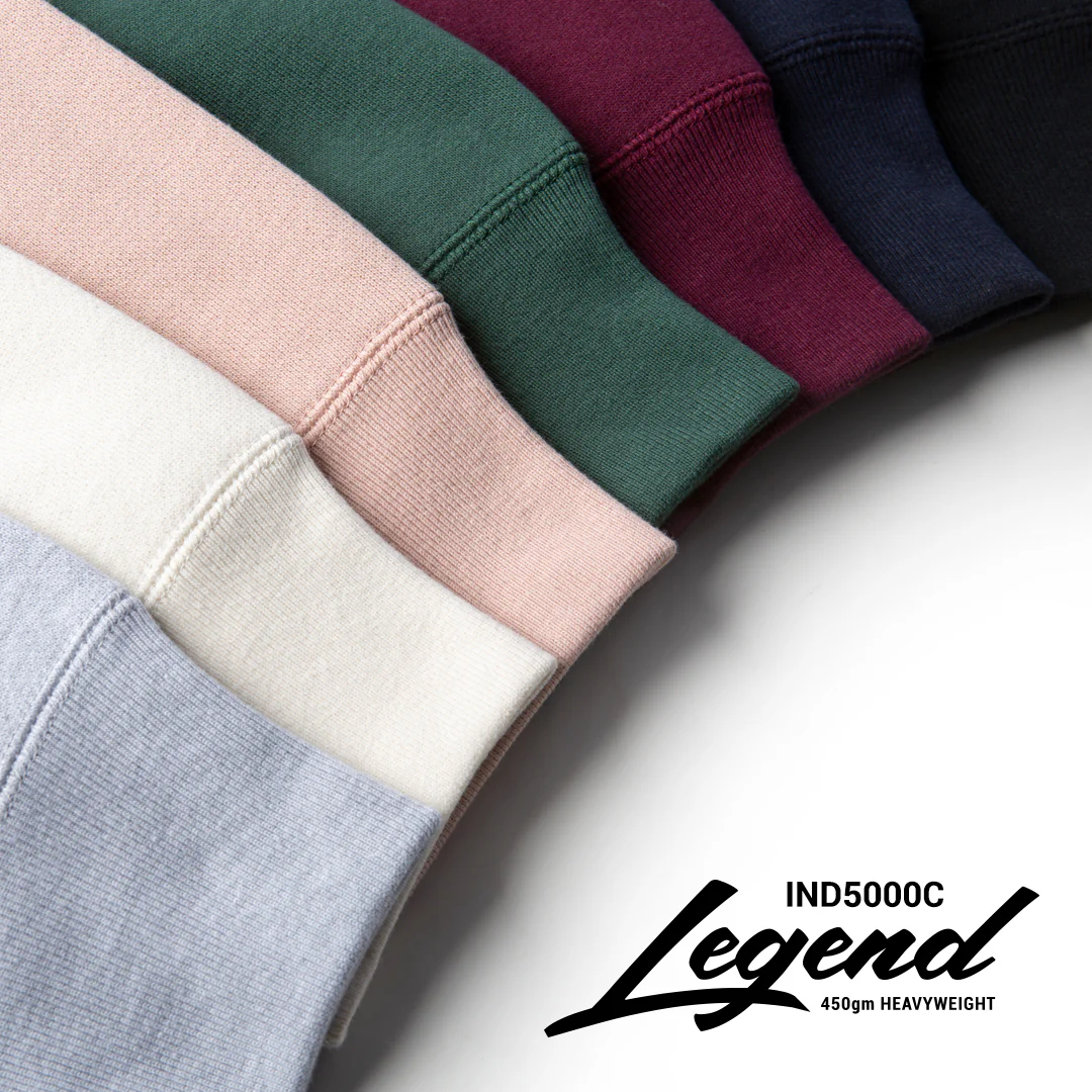 LEGEND 13.5oz/450gm Heavyweight Cross-Grain Crew - Image 50