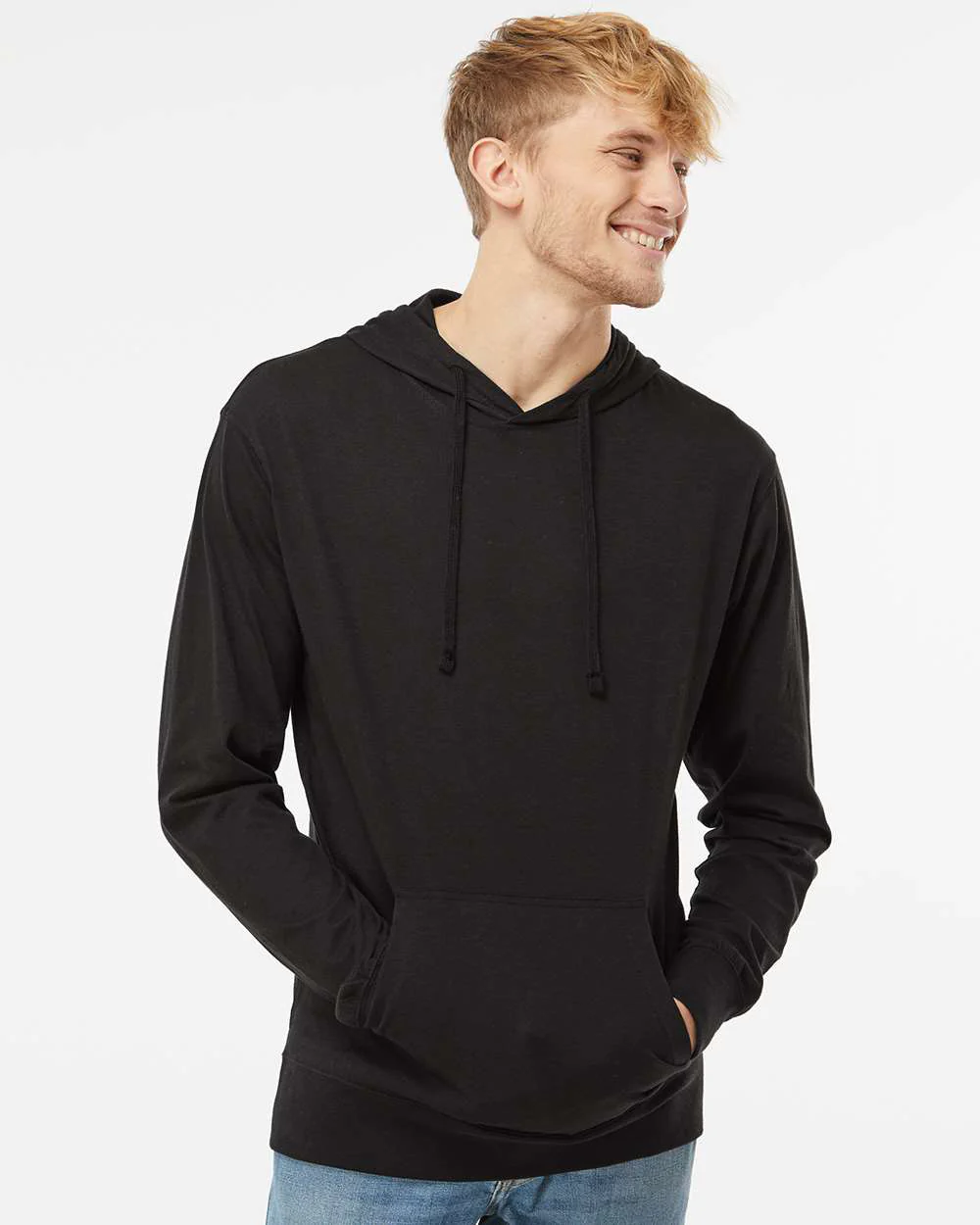 Lightweight Jersey Hooded Pullover - Image 14