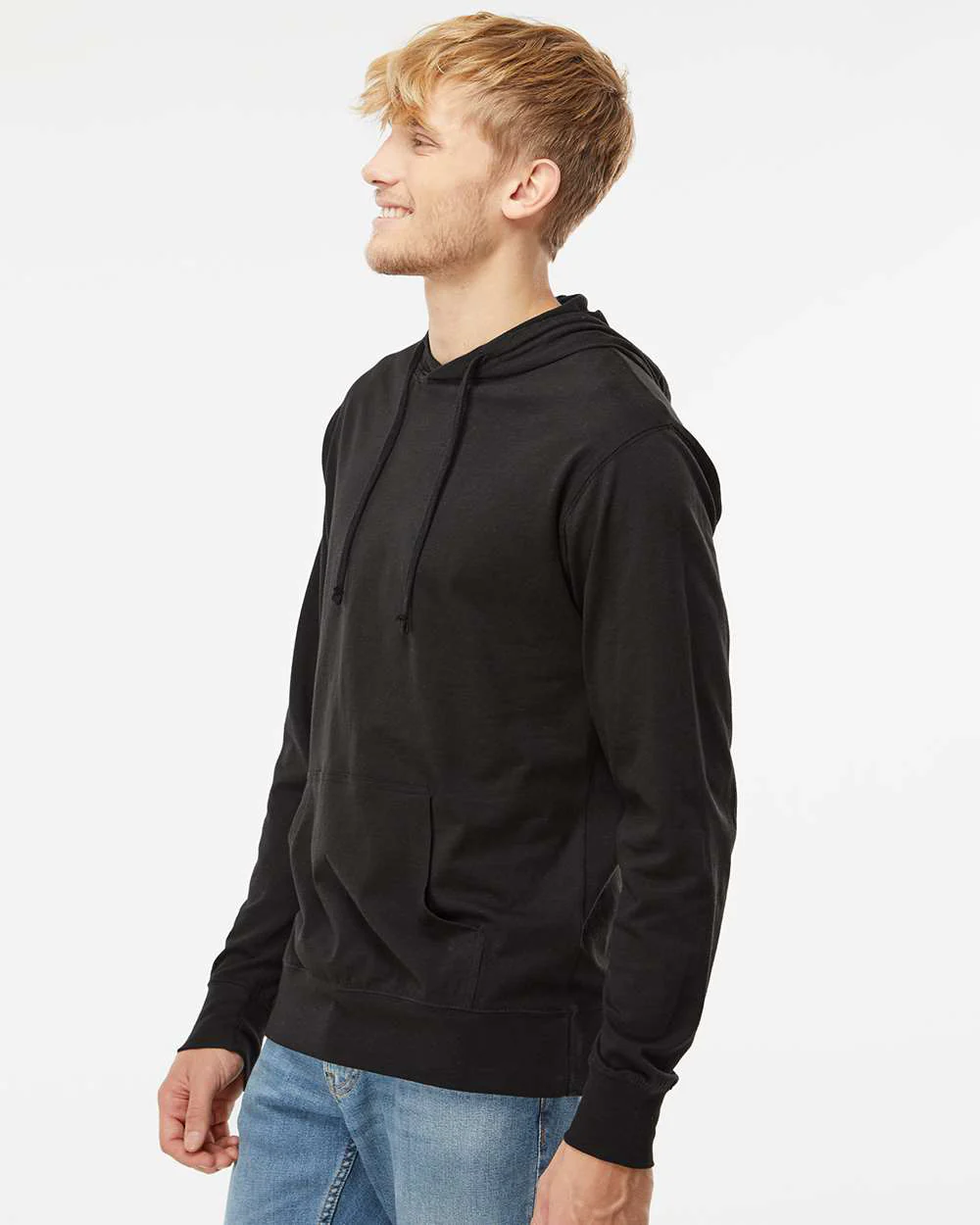 Lightweight Jersey Hooded Pullover - Image 15