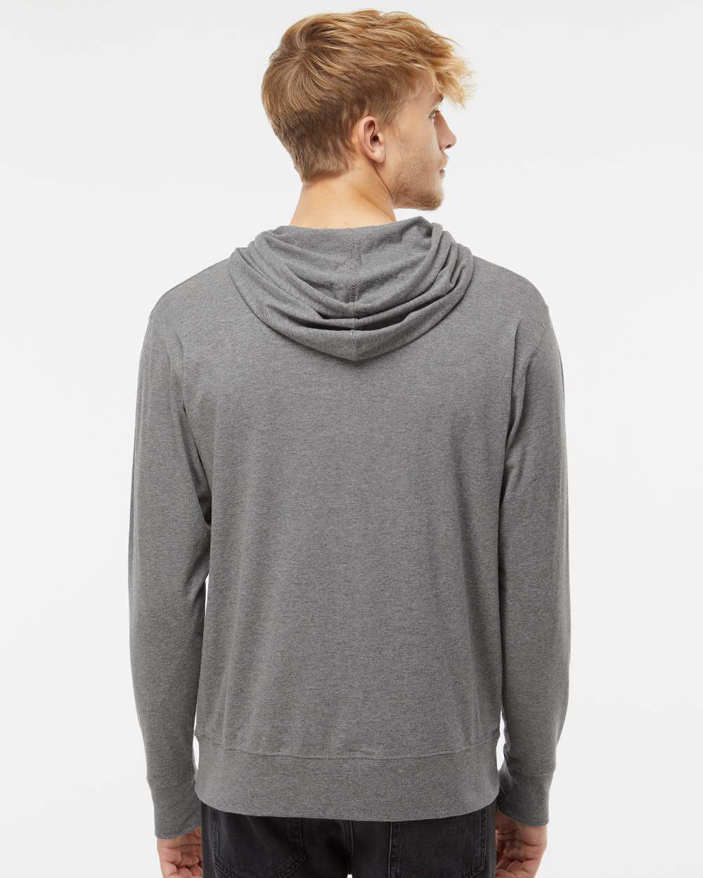 Lightweight Jersey Hooded Pullover - Image 4