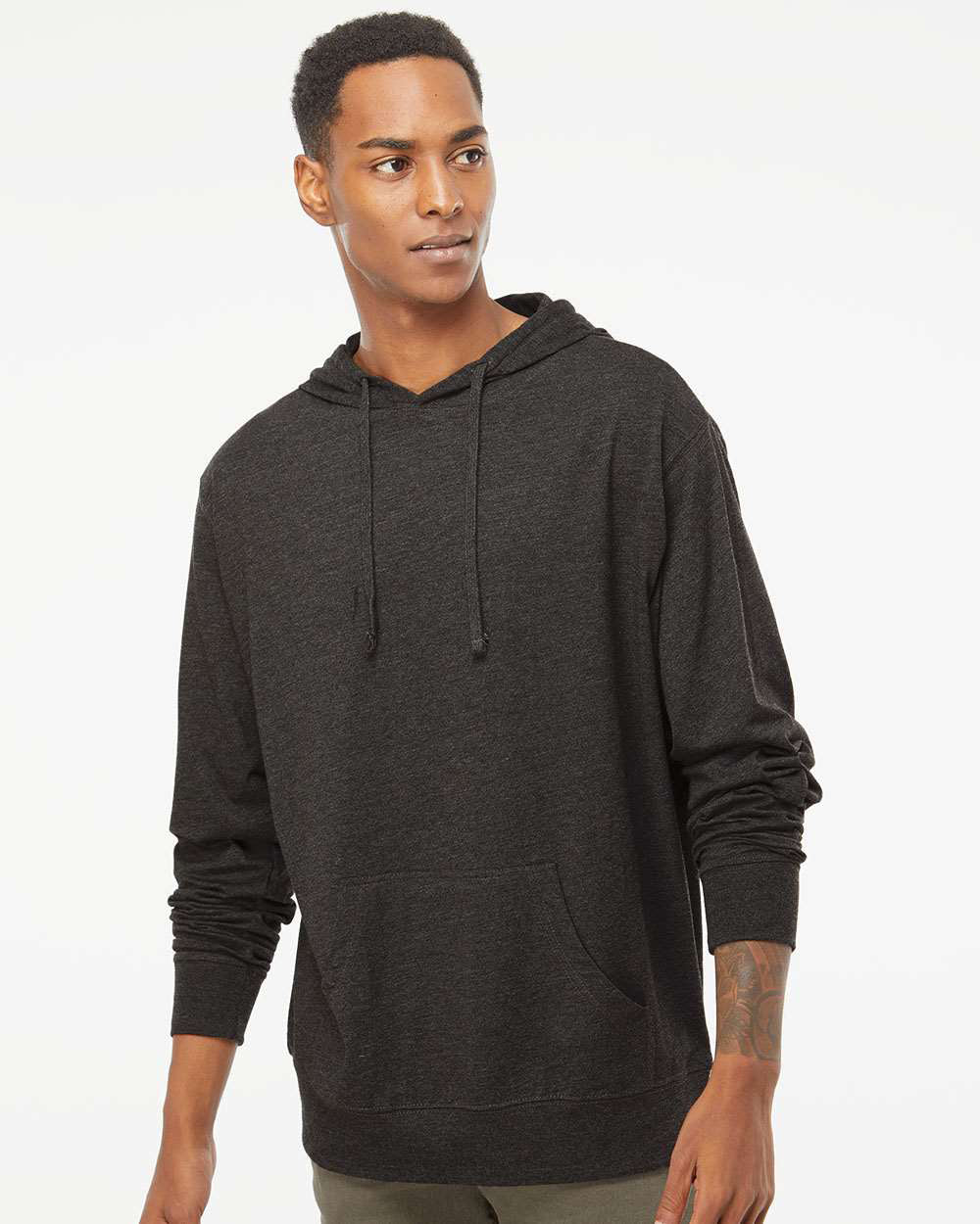 Lightweight Jersey Hooded Pullover - Image 6