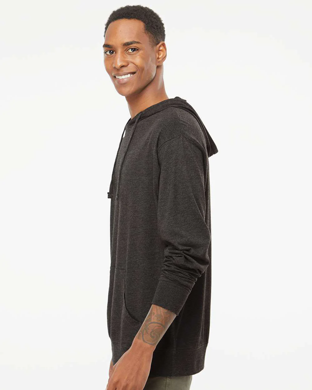 Lightweight Jersey Hooded Pullover - Image 7