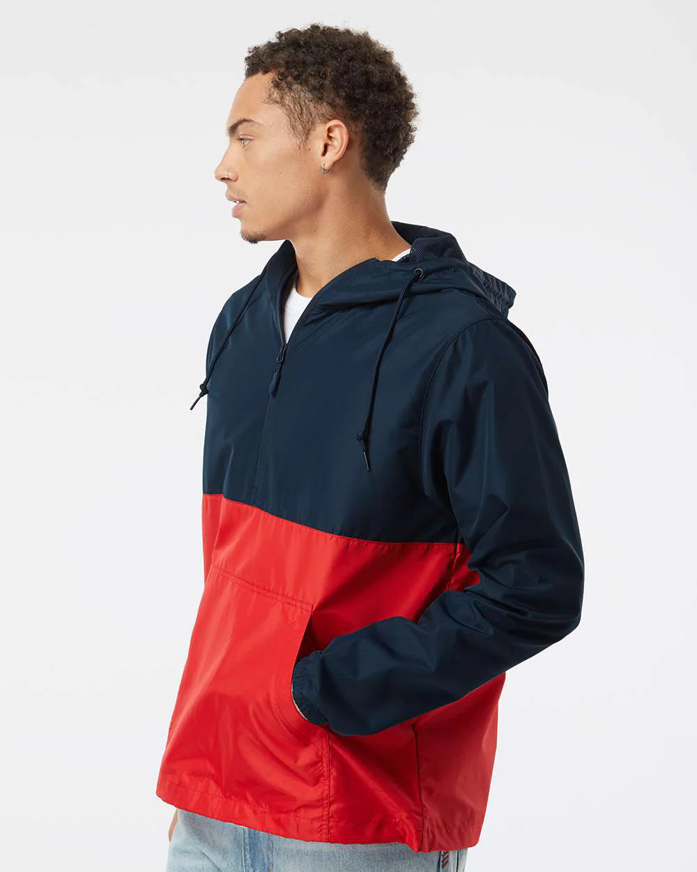 Lightweight Pullover Windbreaker Anorak Jacket - Image 11