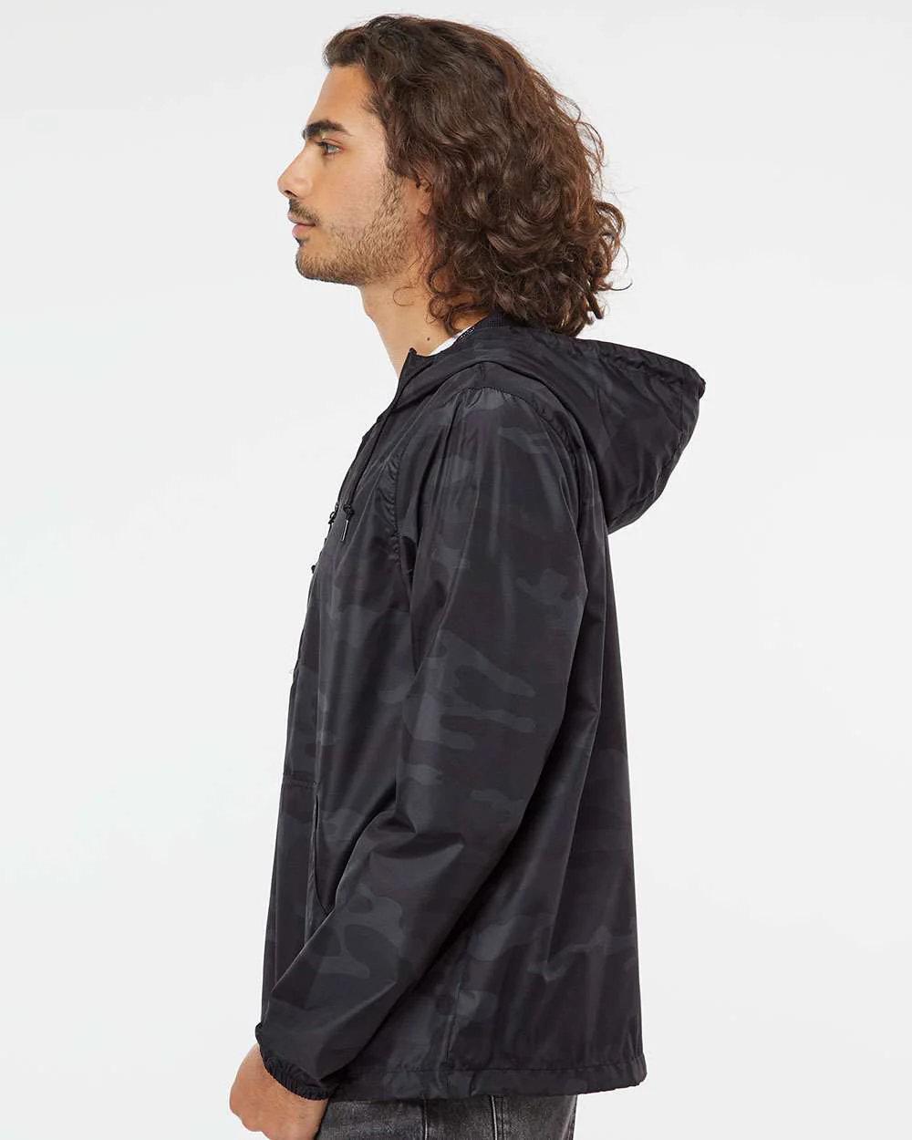 Lightweight Pullover Windbreaker Anorak Jacket - Image 3