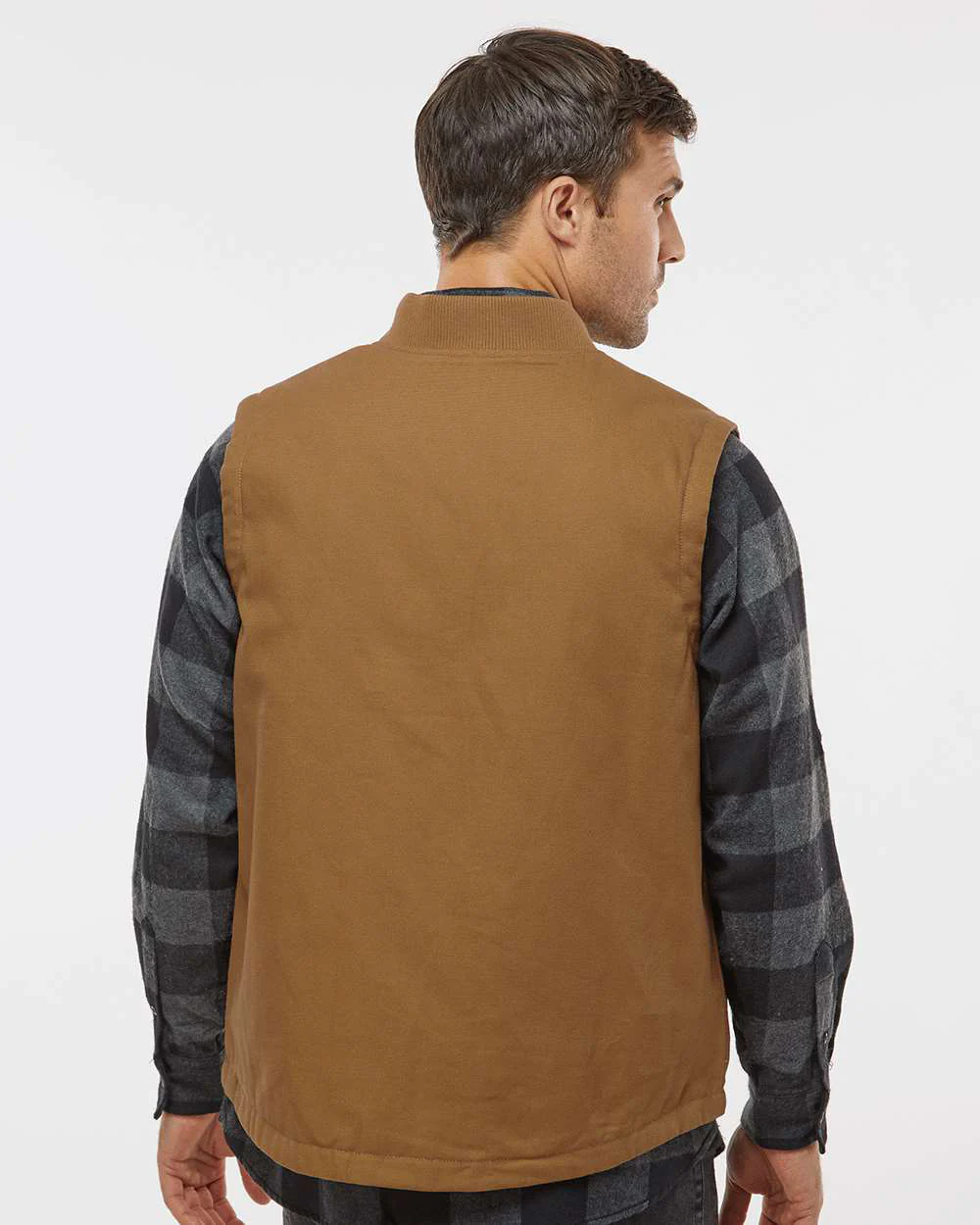 Men’s Insulated Canvas Workwear Vest - Image 12