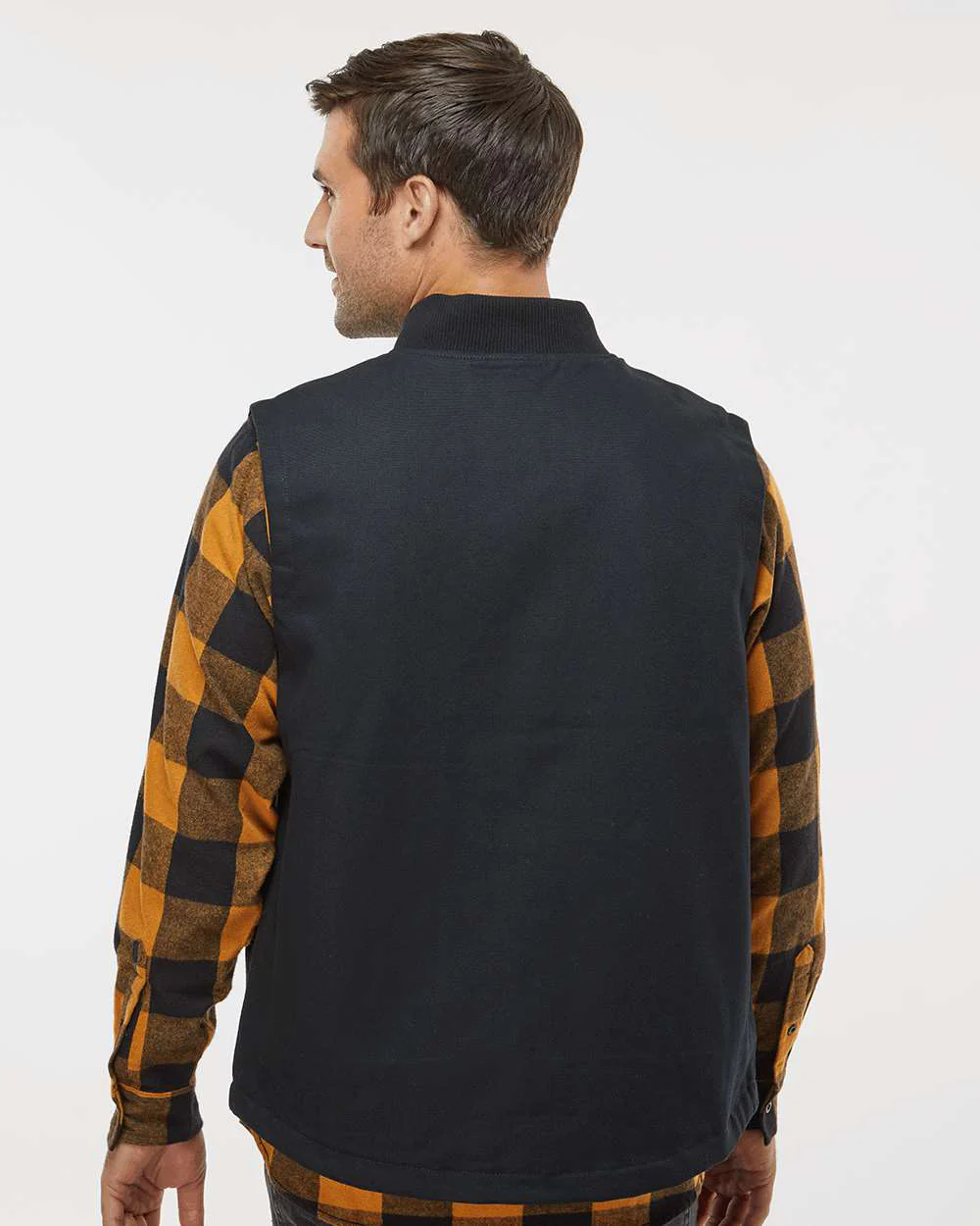 Men’s Insulated Canvas Workwear Vest - Image 4