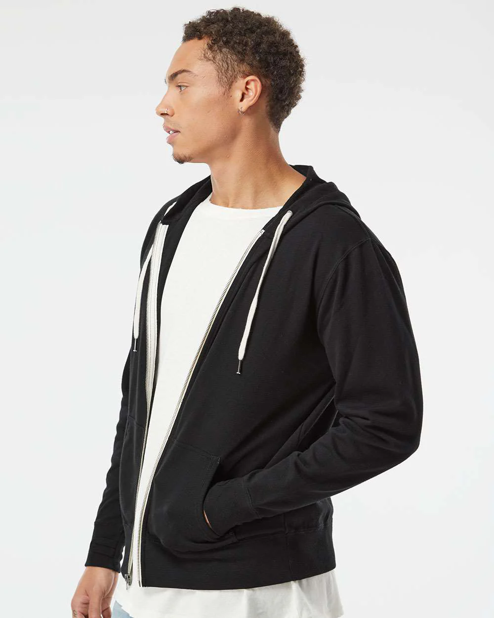 Unisex French Terry Zip Hood - Image 17