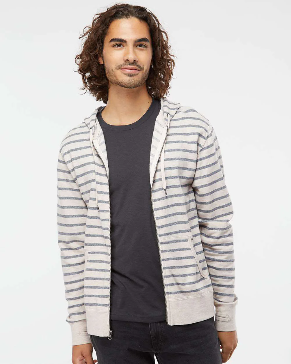 Unisex French Terry Zip Hood - Image 36