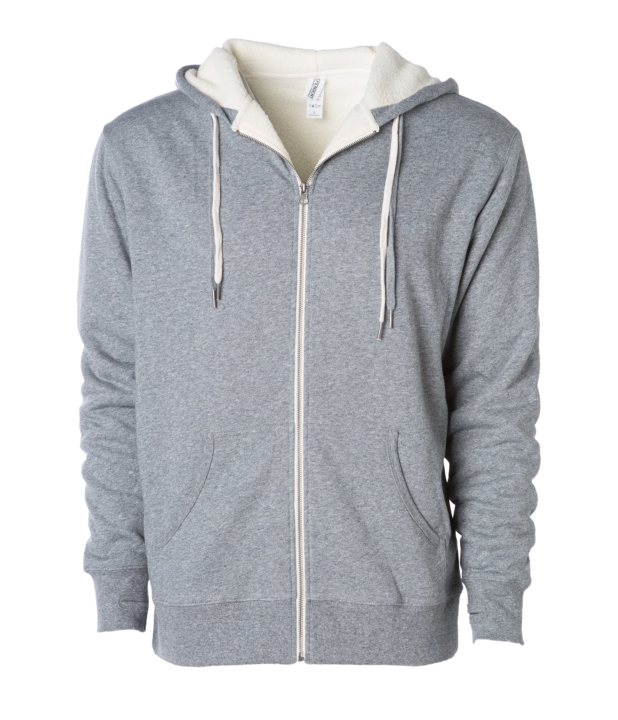Unisex Heavyweight Sherpa Lined Zip Hood - Image 15