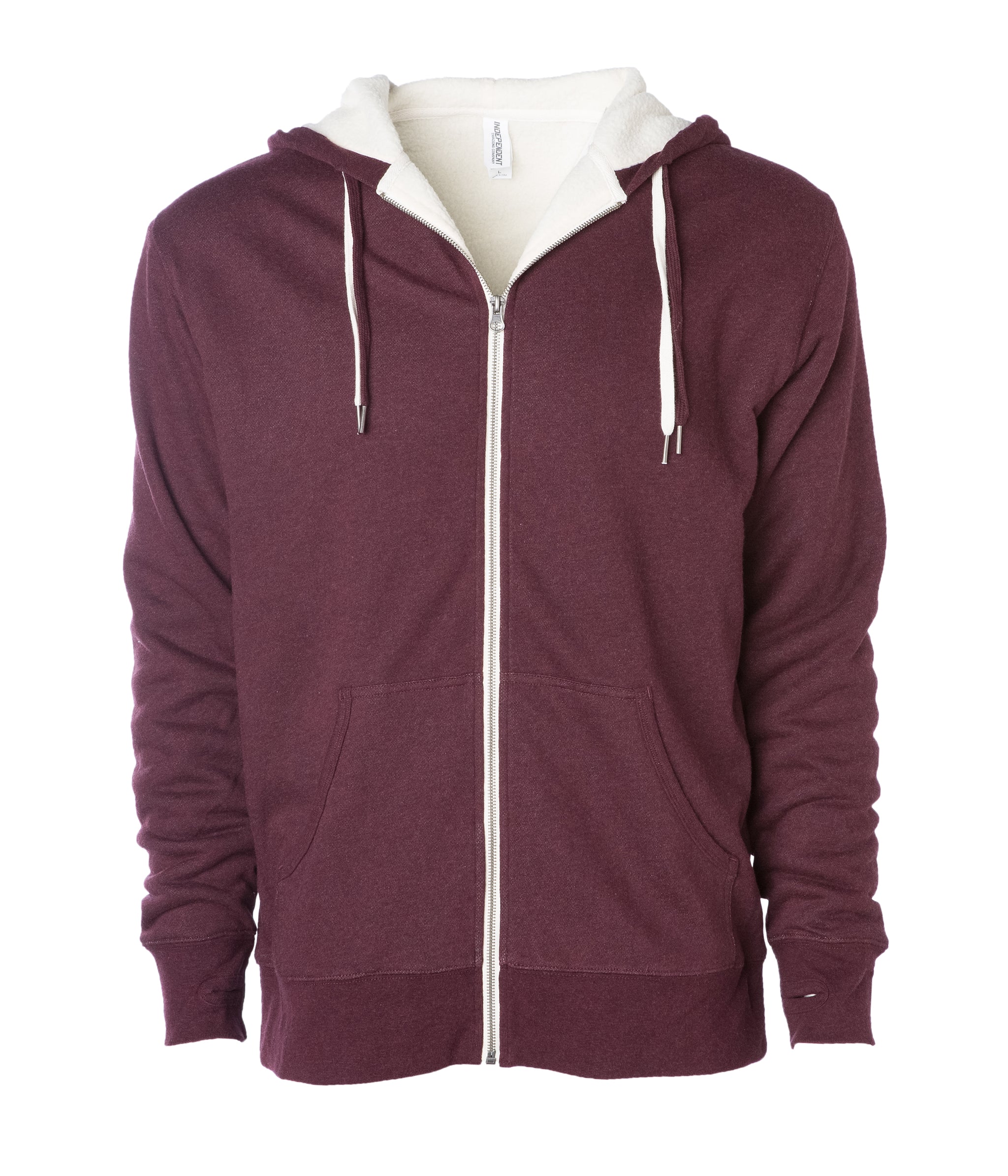 Unisex Heavyweight Sherpa Lined Zip Hood - Image 23