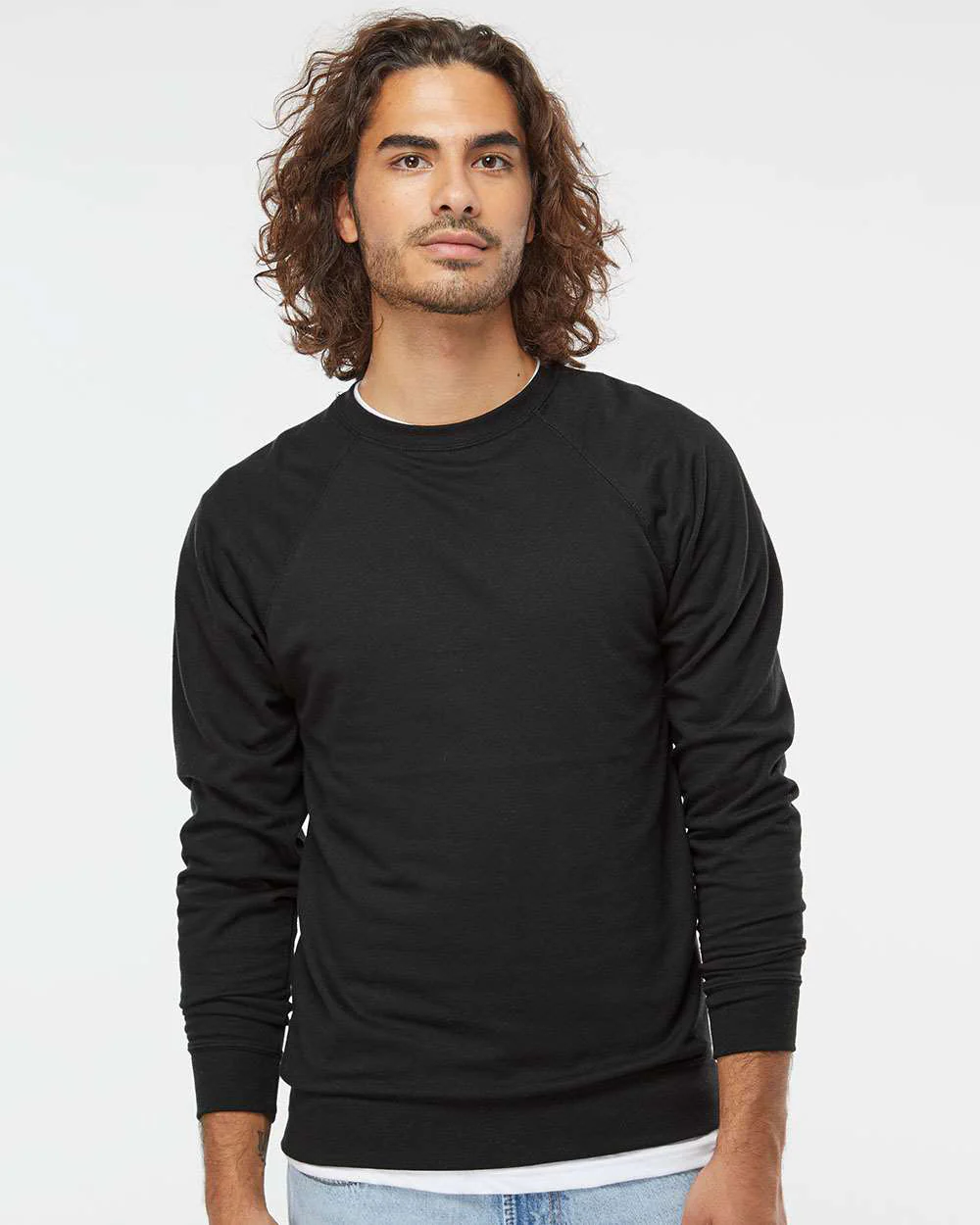 Unisex Lightweight Loopback Terry Crew - Image 10
