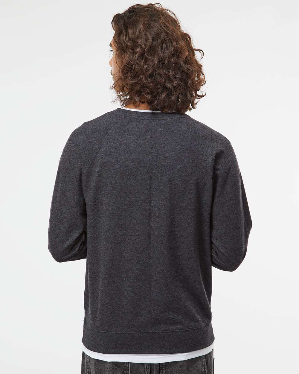 Unisex Lightweight Loopback Terry Crew - Image 18