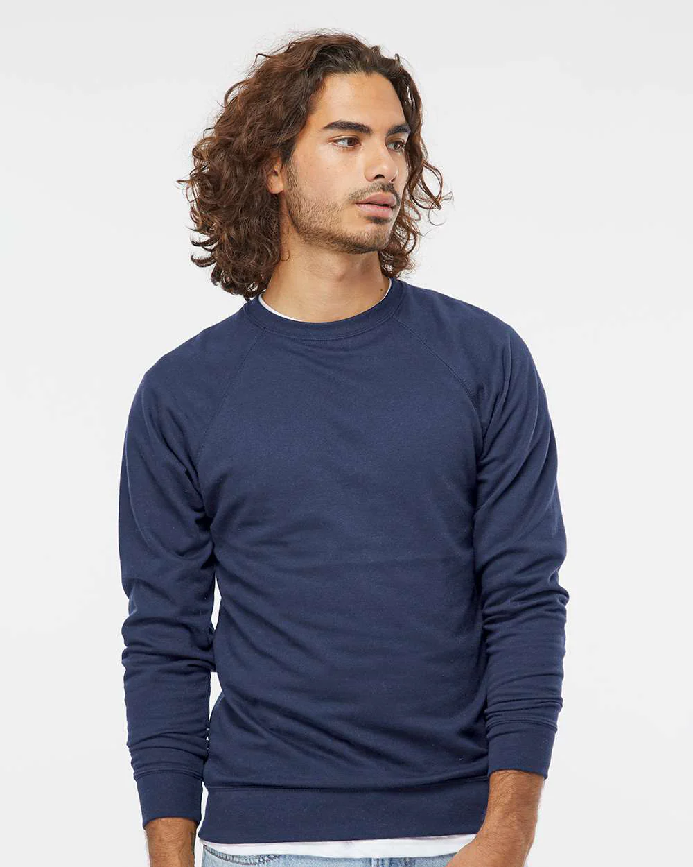 Unisex Lightweight Loopback Terry Crew - Image 22