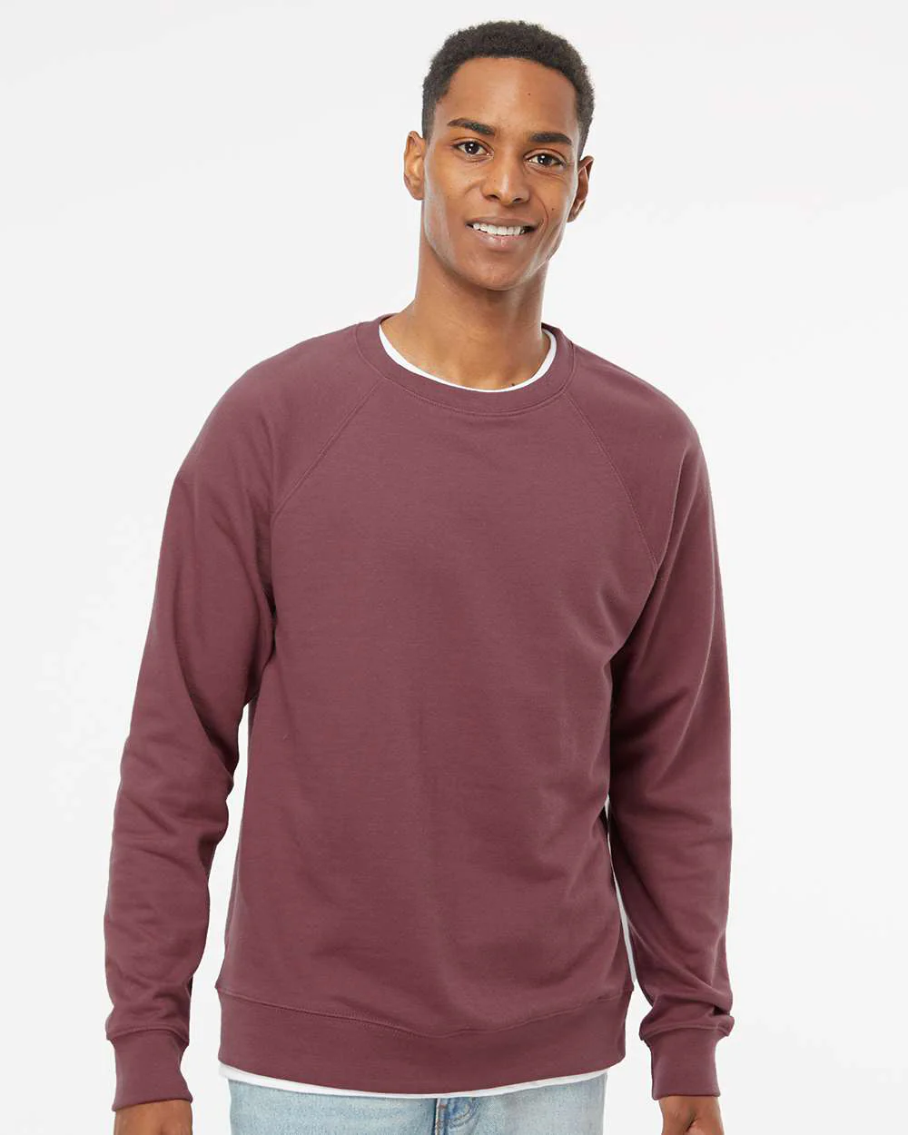 Unisex Lightweight Loopback Terry Crew - Image 28