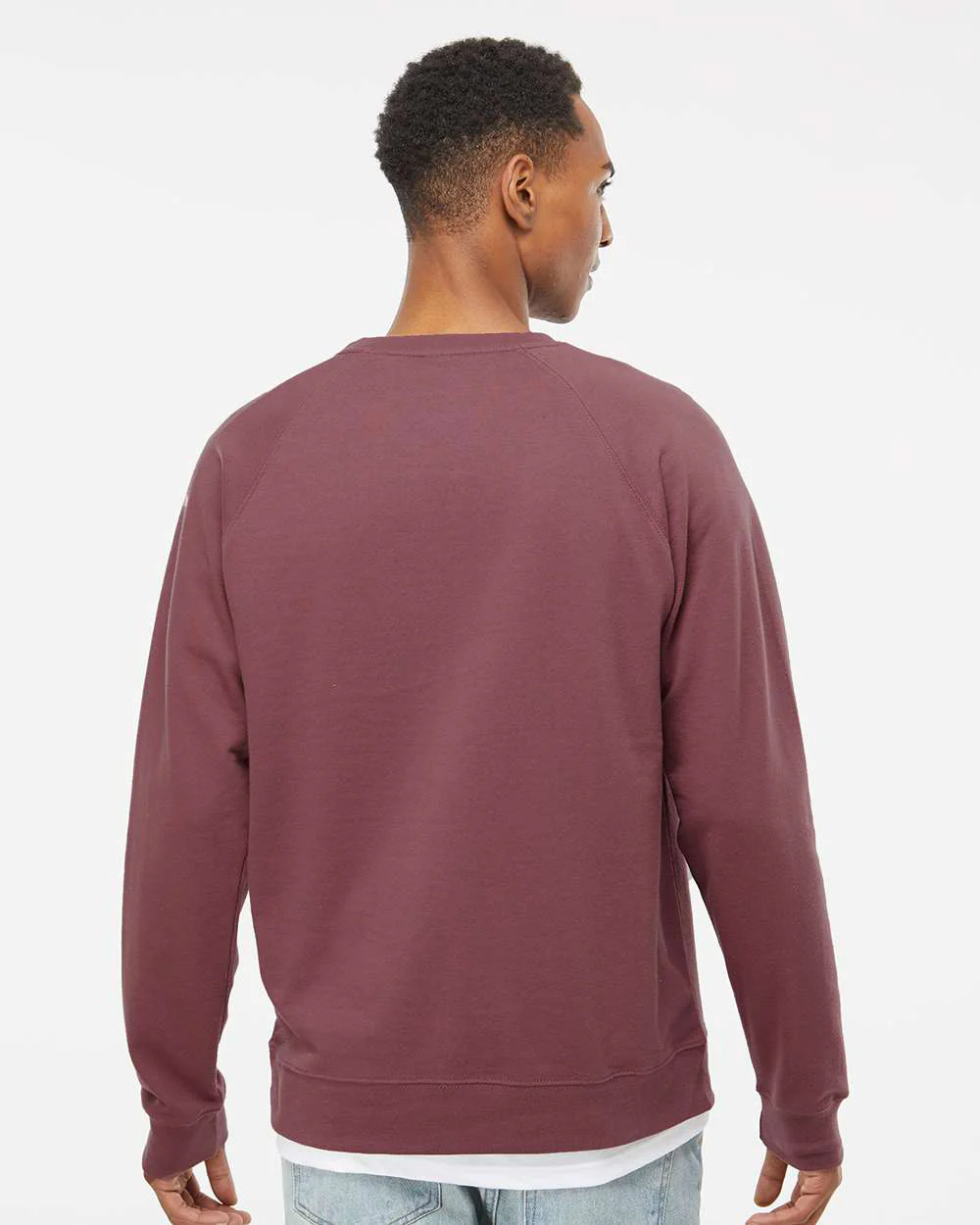 Unisex Lightweight Loopback Terry Crew - Image 30