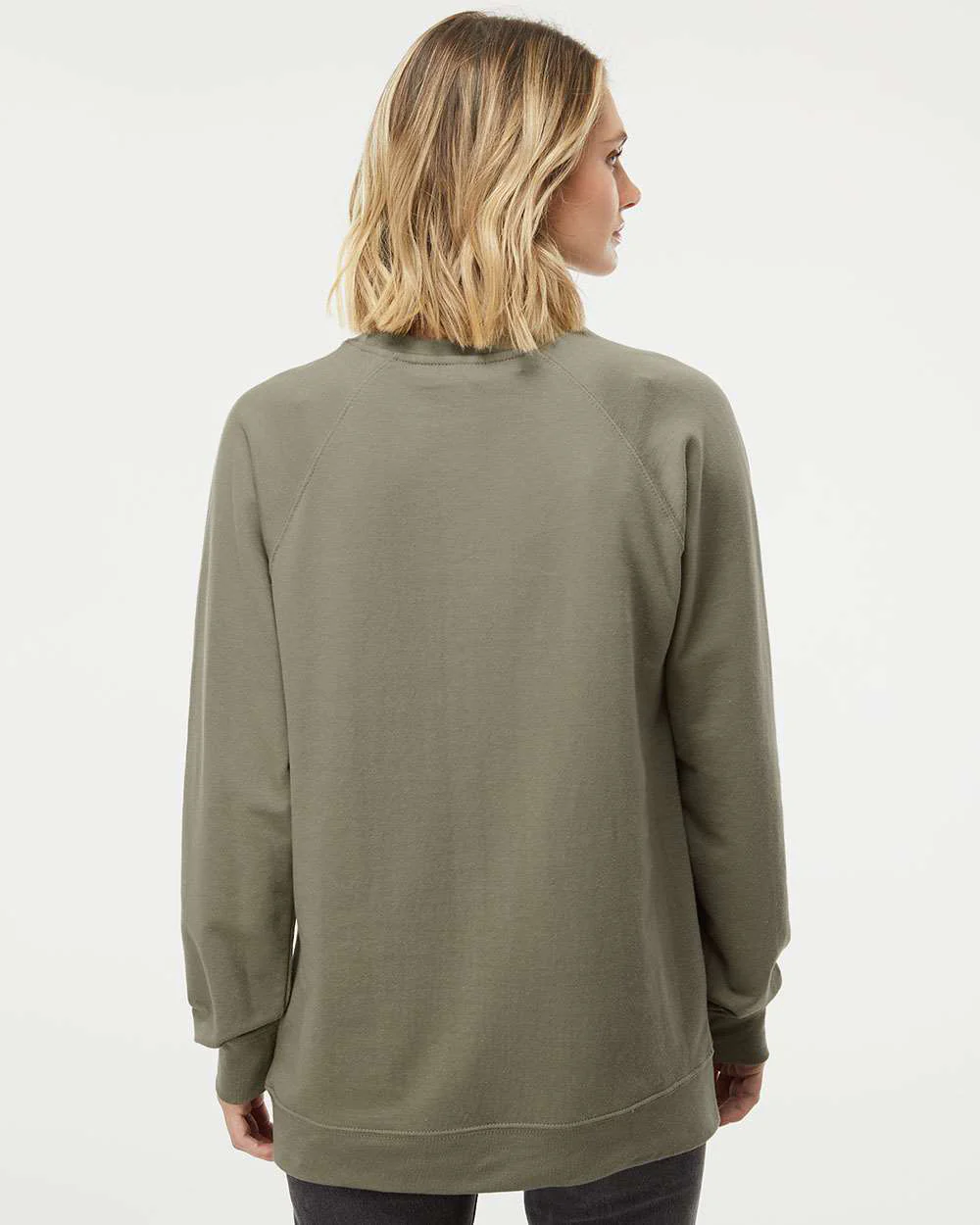 Unisex Lightweight Loopback Terry Crew - Image 36