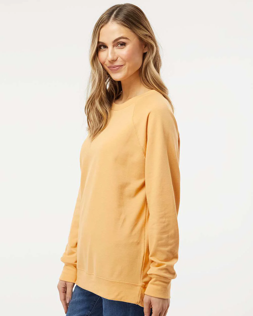 Unisex Lightweight Loopback Terry Crew - Image 41