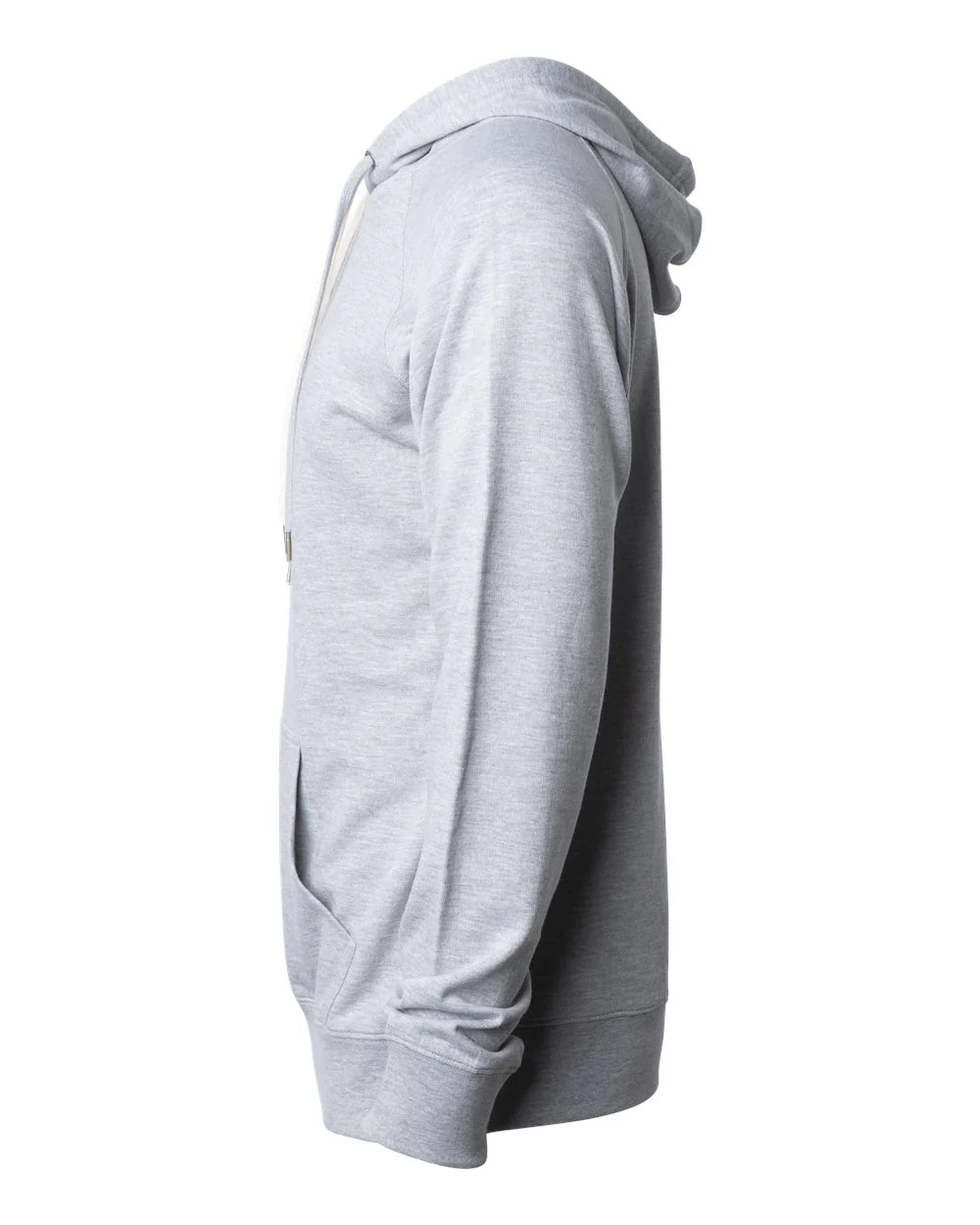 Unisex Lightweight Loopback Terry Hooded Pullover - Image 8