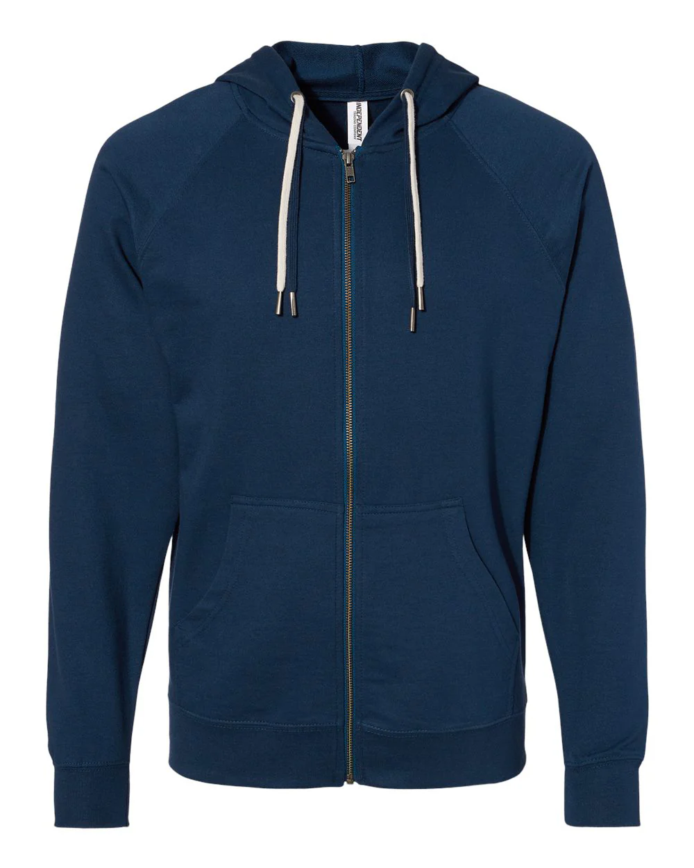 Unisex Lightweight Loopback Terry Zip Hood - Image 22
