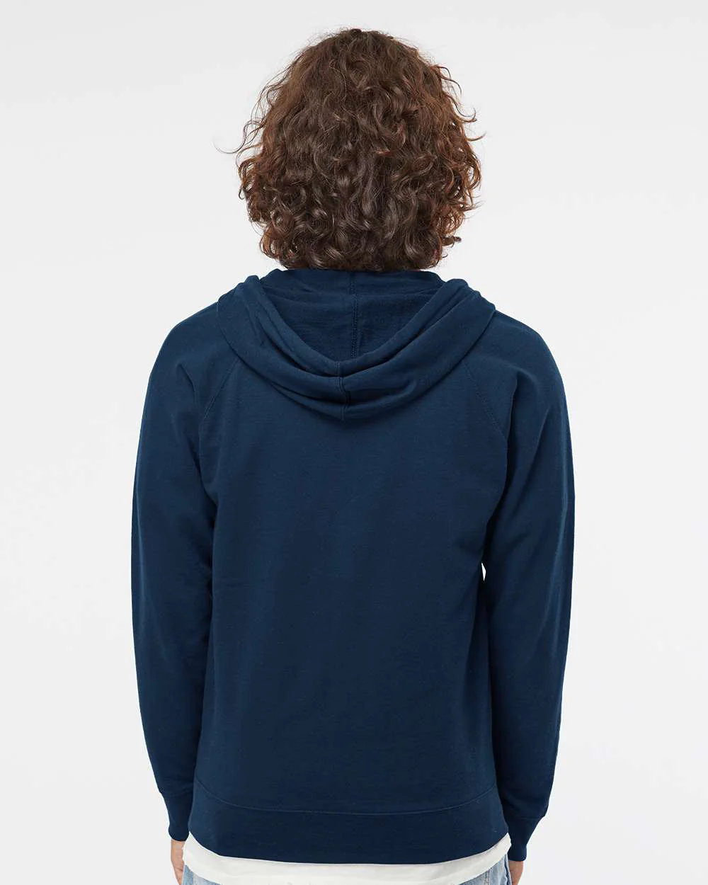 Unisex Lightweight Loopback Terry Zip Hood - Image 27