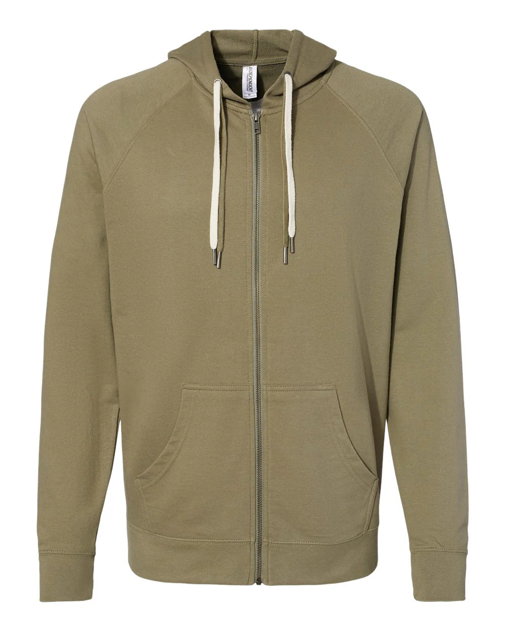 Unisex Lightweight Loopback Terry Zip Hood - Image 34