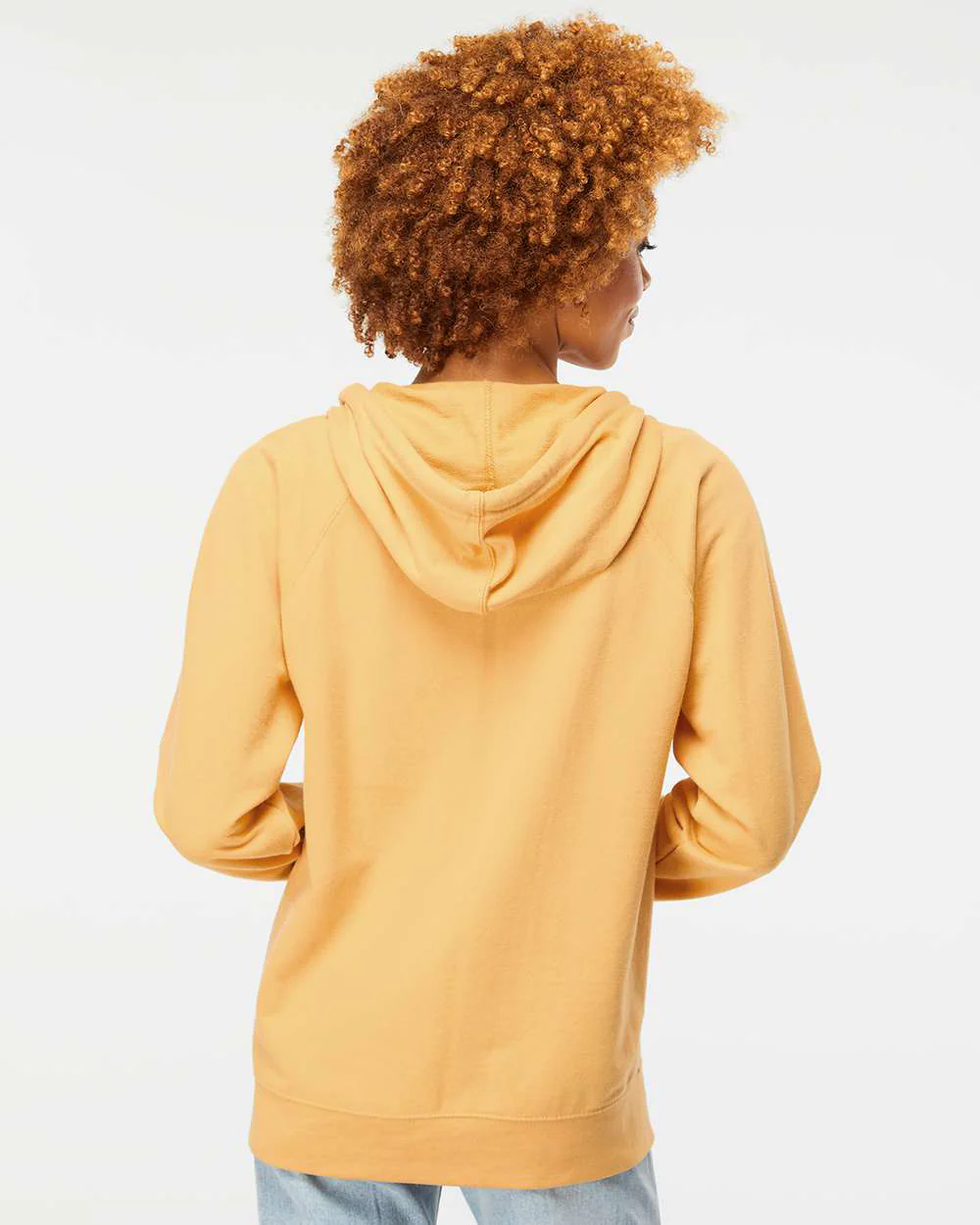 Unisex Lightweight Loopback Terry Zip Hood - Image 45