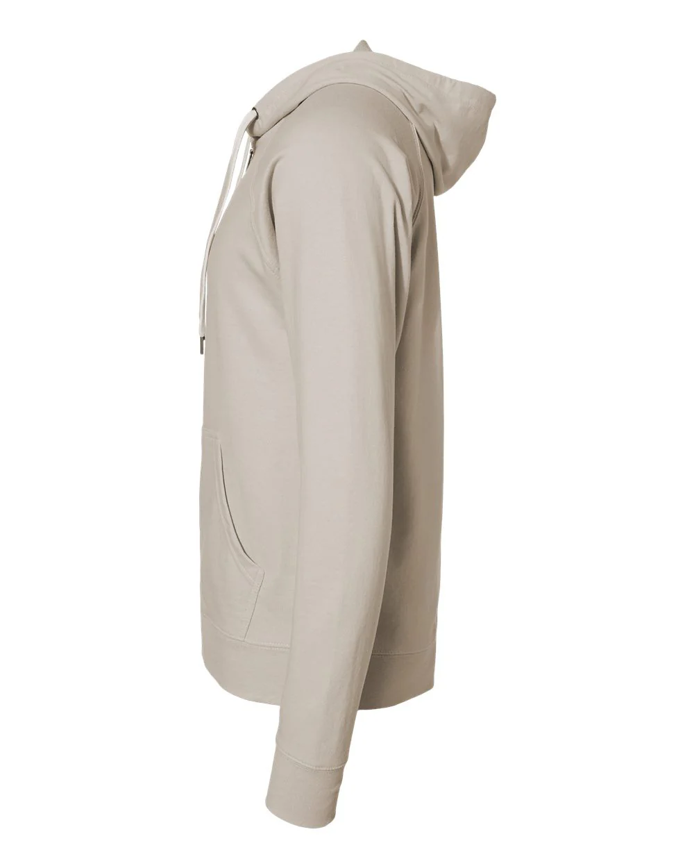 Unisex Lightweight Loopback Terry Zip Hood - Image 47