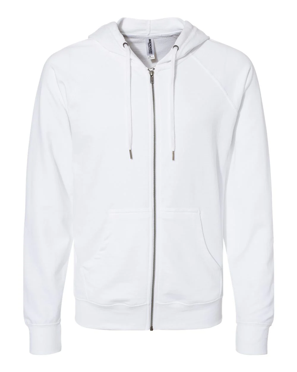 Unisex Lightweight Loopback Terry Zip Hood - Image 64
