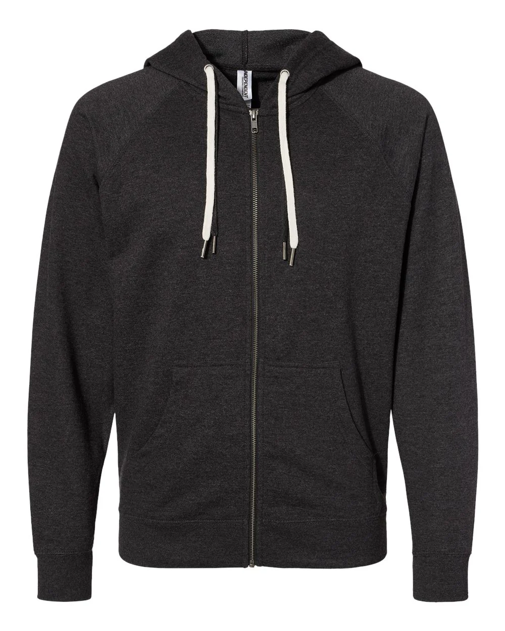 Unisex Lightweight Loopback Terry Zip Hood - Image 7