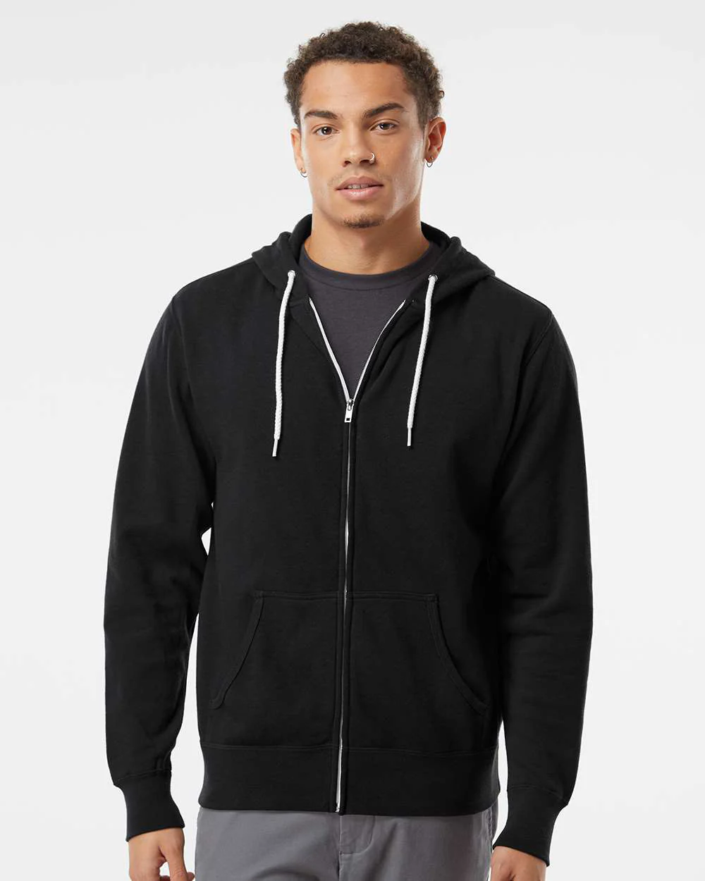 Unisex Lightweight Zip Hood - Image 17