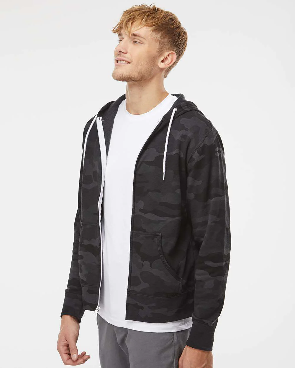 Unisex Lightweight Zip Hood - Image 24