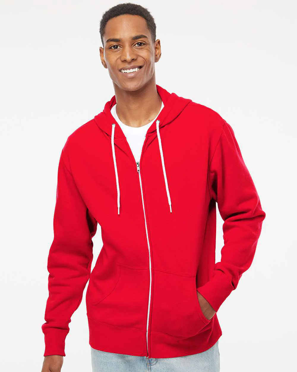Unisex Lightweight Zip Hood - Image 52