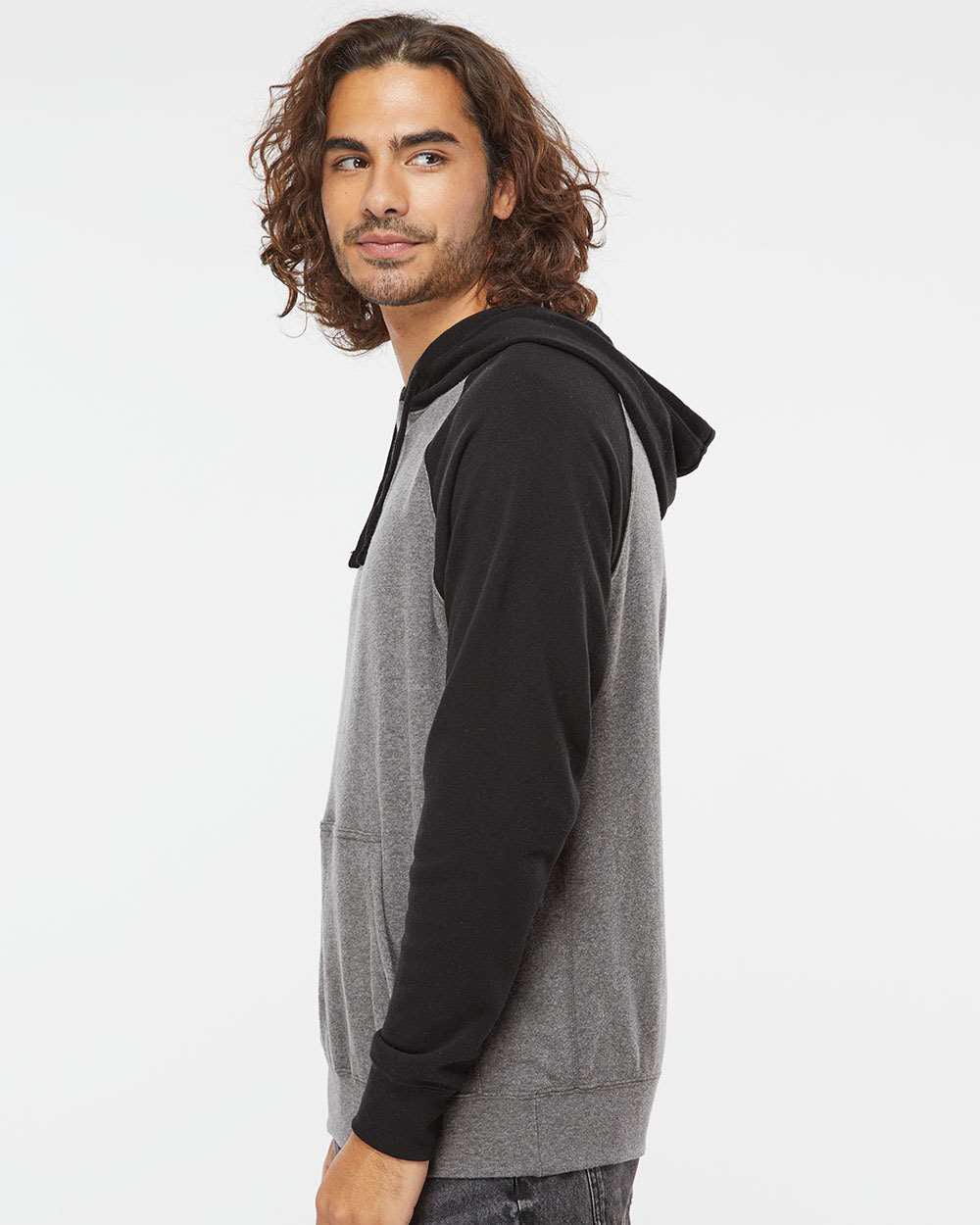 Unisex Special Blend Raglan Hooded Pullover - Image 70