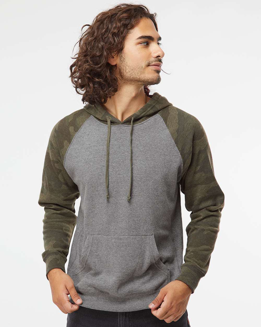 Unisex Special Blend Raglan Hooded Pullover - Image 75