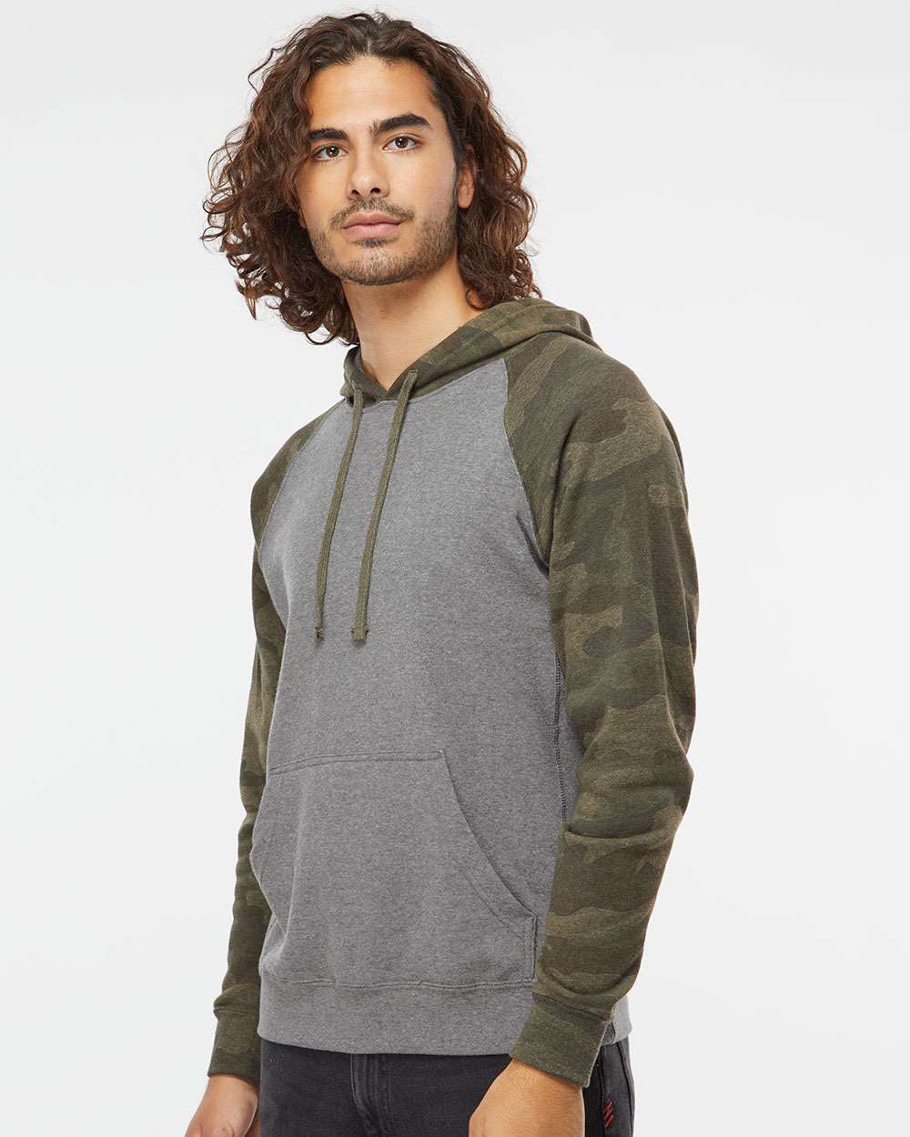 Unisex Special Blend Raglan Hooded Pullover - Image 76